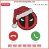 Santa Deadpool Ugly Christmas Embroidery Design, Marvel Superhero Decor, Red Suit, Holiday Humor, Digital File Download