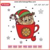 Disney Christmas Characters Embroidery Design featuring cute festive Mickey, Minnie, and friends in holiday attire.
