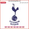 Tottenham Hotspur Logo Embroidery, featuring iconic football crest design on fabric, perfect for sports merchandise and apparel.