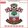 Southampton FC Logo Embroidery Design, high-quality football sport machine embroidery for apparel and crafts.