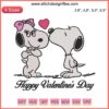 Snoopy and Woodstock Valentine's Day Embroidery Design | Cute Couple Gift | Adorable Peanuts Theme | Love Celebration