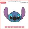 Cute Cartoon Stitch Face Embroidery Design | Disney Lilo & Stitch Machine File | Adorable DIY Sewing Pattern
