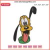 Cute Pluto Disney Dog Face Embroidery Design File for Machine Embroidery