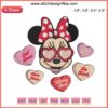 Minnie Valentine Magical Embroidery Design | Disney Valentine's Day Machine File | Heart-themed Minnie Mouse pattern