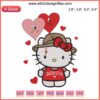 Hello Kitty and Bad Bunny Valentine's Embroidery Design | Cute Machine Embroidery File | Adorable Valentine's Embroidery Art