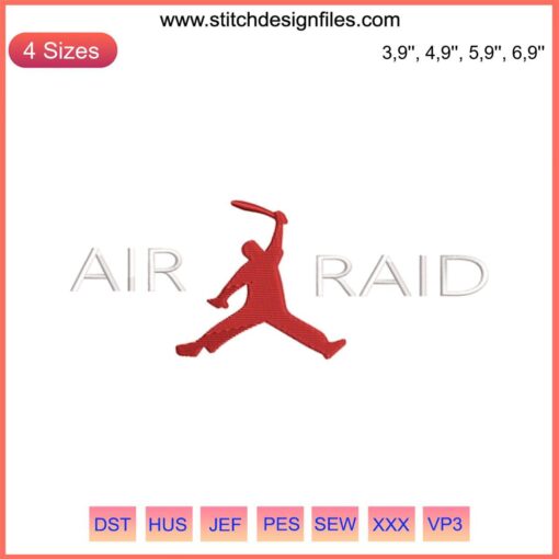 Mike Leach Air Raid 2023 Embroidery Design | Football Coach Tribute Machine File | Unique Football Machine Embroidery Design