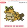 Hypnotoad Embroidery Design | Futurama Frogs | Funny TV Series Machine Embroidery | Hypnotizing Frog Pattern