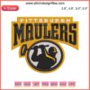 Pittsburgh Maulers Logo Embroidery Design | USFL Football Machine Embroidery File | Sports Logo Stitch Template
