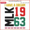 Martin Luther King Jr. 1963 "I Have A Dream" embroidery design honoring Black History Month.
