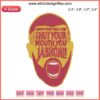 Travis Kelce embroidery design with "Know Your Role and Shut Your Mouth" text, 2023 NFL-themed.