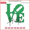 Philadelphia Eagles-inspired Love Hurts Embroidery Design featuring Jalen Hurts football motif in digital embroidery file format.
