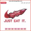 Sukuna Finger Embroidery Design | Anime Nike Logo Mashup | Just Eat It Theme | Digital File for Stitching