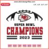 Kansas City Chiefs 2023 Champions Super Bowl LIV NFL Embroidery File | Machine Embroidery Design
