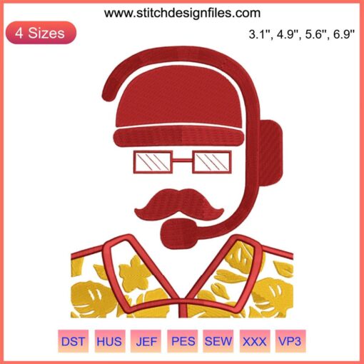 Kansas City Chiefs Andy Reid Embroidery Design File, Coach Reid Stitch Pattern, NFL Digital Embroidery, Sports Fan Craft