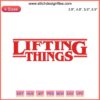 Weightlifting Gym Machine Embroidery Design, Lifting Things, Downloadable File, Fitness Embroidery for Apparel