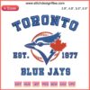 Toronto Blue Jays MLB Embroidery Design File, Est 1977, Machine Compatible, Blue Jays Logo, Baseball Embroidery Pattern.