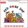 Red Nose Day 2023 Kids Embroidery | Comic Relief Design File | Machine Embroidery Pattern with Fun Red Nose Character