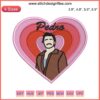 Pedro Pascal heart embroidery design, "Daddy Is A State of Mind" movie theme, digital download file, unique handcraft pattern.