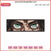 Eren Eyes Embroidery Design File | Attack on Titan Anime Inspired Pattern | Digital Embroidery Download