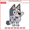 Muffin Heeler Bluey Embroidery Design File | Disney Bluey Machine Embroidery Pattern | Cute Cartoon Character Stitch Outline