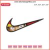 Nike Luffy Eyes Embroidery, One Piece Anime Inspired, Custom Nike Design, Detailed Stitching, Black Background