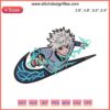 Killua Zoldyck Anime Machine Embroidery Design File – Swoosh Killua Pattern for Digital Embroidery Projects