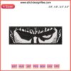 Anime face embroidery design featuring intense Berserk eyes, machine embroidery pattern.