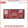 Might Guy Anime Face Embroidery Design | Naruto Inspired Machine Embroidery File with Intense Eyes Layout