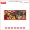 Eren vs Reiner Attack on Titan Embroidery Design | Anime Face Patterns | Digital File | Anime Embroidery Art