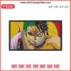Zoro and Luffy One Piece Embroidery Design File | Anime Duo Stitched Pattern | Manga Art DIY Craft Template