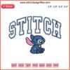 Stitch and Angel Disney embroidery design file; machine-ready; couple motif; vibrant colors; perfect for crafting projects.