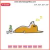 Cute Corgi Embroidery Design: Soju Nightlife Theme | Machine File | Adorable Corgi Dog Pattern