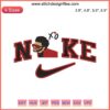 The Weeknd Nike embroidery design file, featuring a unique Music Machine pattern for apparel customization.