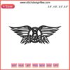 Aerosmith Logo Embroidery Design File: Iconic music band emblem, machine embroidery pattern, digital download for apparel customization.