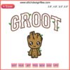 Groot Embroidery Design | Guardians of the Galaxy Machine File | Marvel Character Stitch Pattern | DIY Embroidery Decor