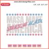 "Make America Straight Again" embroidery design for July 4th, patriotic machine file featuring bold text and USA colors.