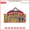 Denver Nuggets Logo Embroidery Design | NBA Basketball Machine Embroidery File | Team Emblem for Apparel