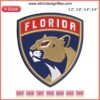Florida Panthers Logo Embroidery Design - Machine Embroidery File: Sleek, detailed NHL team logo for embroidery projects.
