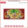 Broly Dragon Ball Anime Machine Embroidery Design File featuring dynamic Broly character design in vibrant colors.