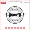 Suga Agust D Tour Embroidery Design File | BTS Music Machine Embroidery | Agust D Tour Logo in Digital Format