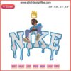 J. Cole Drip Nike Embroidery Design | Stylish Music-Themed Embroidery for Apparel | Hip-Hop Inspired Machine Design