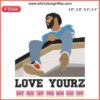 J. Cole Love Yourz Embroidery Design | Music Machine Embroidery File, Heart Design, Inspirational Text, Hip-Hop Stitch Pattern