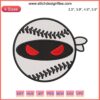 Anime Ninja Baseball Embroidery Design File featuring dynamic ninja in baseball gear, perfect for embroidery enthusiasts.