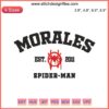 Spider-Man Miles Morales Embroidery Design: High-quality Spider Miles Machine Stitch File for Craft Enthusiasts and Sewing Projects.