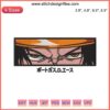 Portgas D. Ace eyes embroidery design, One Piece anime, detailed machine embroidery, pirate theme, intricate stitching pattern.