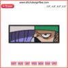 One Piece Page One Anime Embroidery: Fierce eyes design, machine embroidery file. Perfect for fans, detailed stitching.