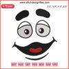 Cute Grimace Embroidery Design | Funny McDonald's Birthday Gift | Digital File for Crafting | Unique, Humorous Needlework Pattern
