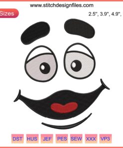 Cute Grimace Embroidery Design | Funny McDonald's Birthday Gift | Digital File for Crafting | Unique, Humorous Needlework Pattern