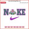 Buzz Lightyear Toy Story embroidery design for Nike, detailed machine embroidery pattern, ideal for apparel customization.