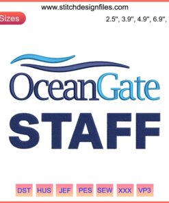 OceanGate Submarine Staff Embroidery Design File: Titanic-themed submarine embroidery, intricate detailing, digital design download.